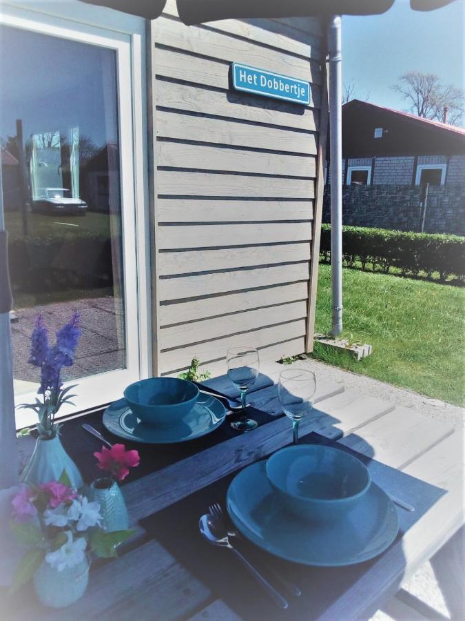 Het Dobbertje, Charmant Houten Huisje Sint Maartensvlotbrug Exterior photo